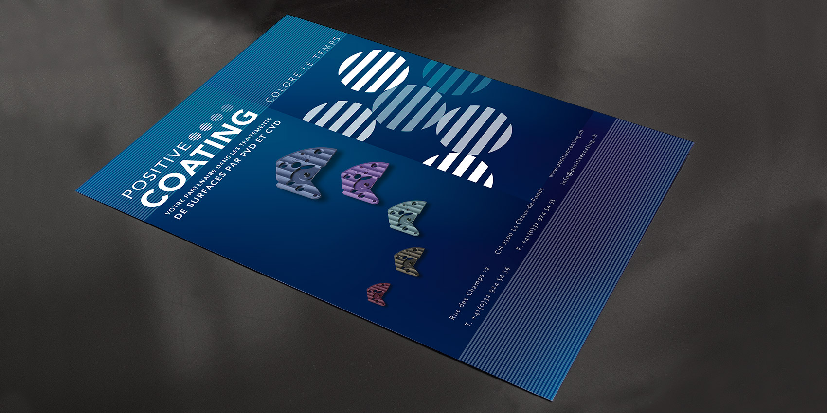 Positive Coating - Poster - B12communication, communication et graphisme