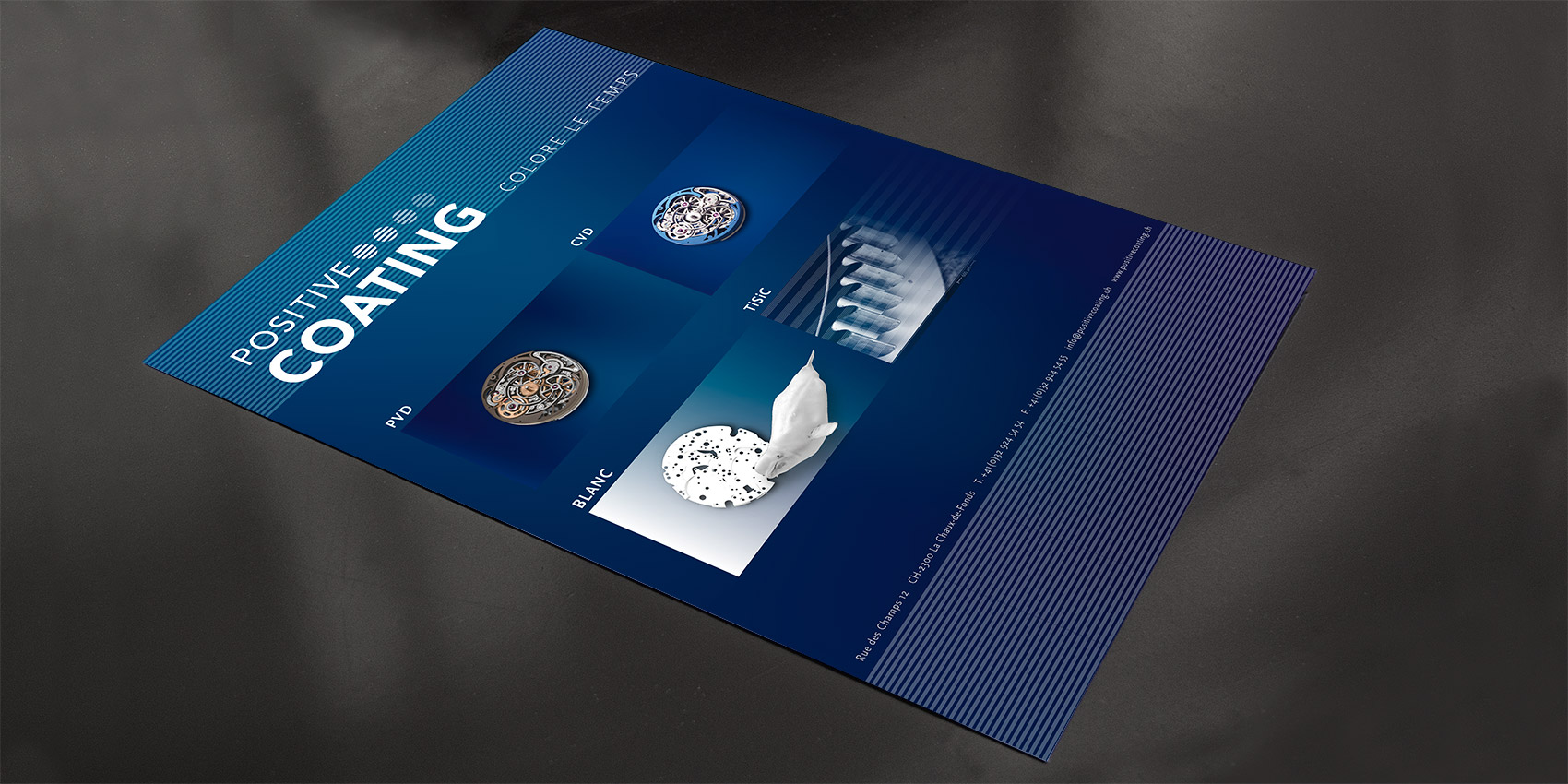 Positive Coating - Poster - B12communication, communication et graphisme